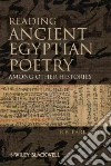 Reading Ancient Egyptian Poetry Reading Ancient Egyptian Poetry