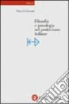 Filosofia e psicologia nel positivismo italiano libro