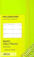 Moleskine Agenda 2012 Giornaliera EXTRASMALL Settimanale Orizzontale - Copertina Verde Lime Moleskine Agenda 2012 Giornaliera EXTRASMALL Settimanale Orizzontale - Copertina Verde Lime